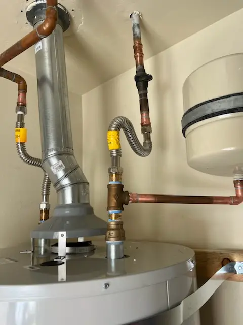 Water heater installation and plumbing repair in Gloster
